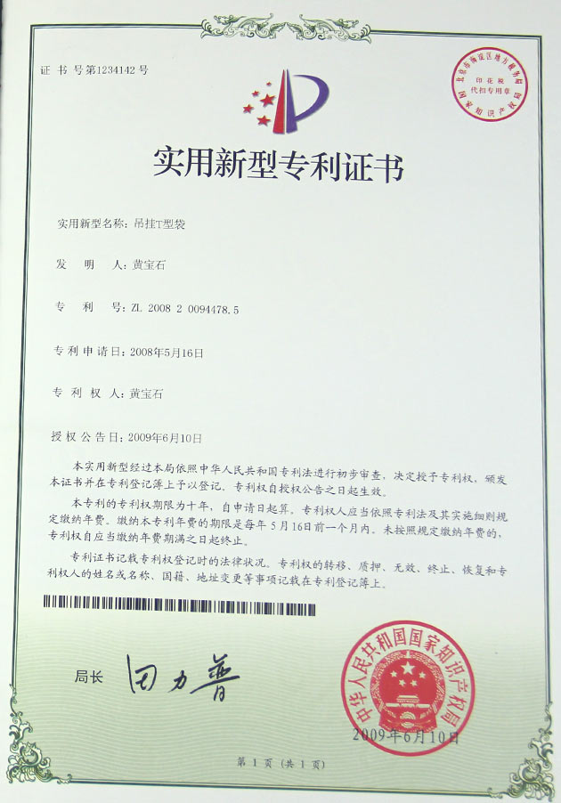 (吊掛T型袋)實(shí)用新型專利